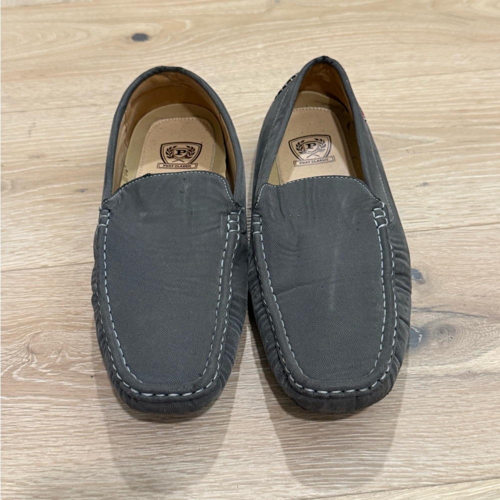 Classic Dark Gray Slip-On Loafers